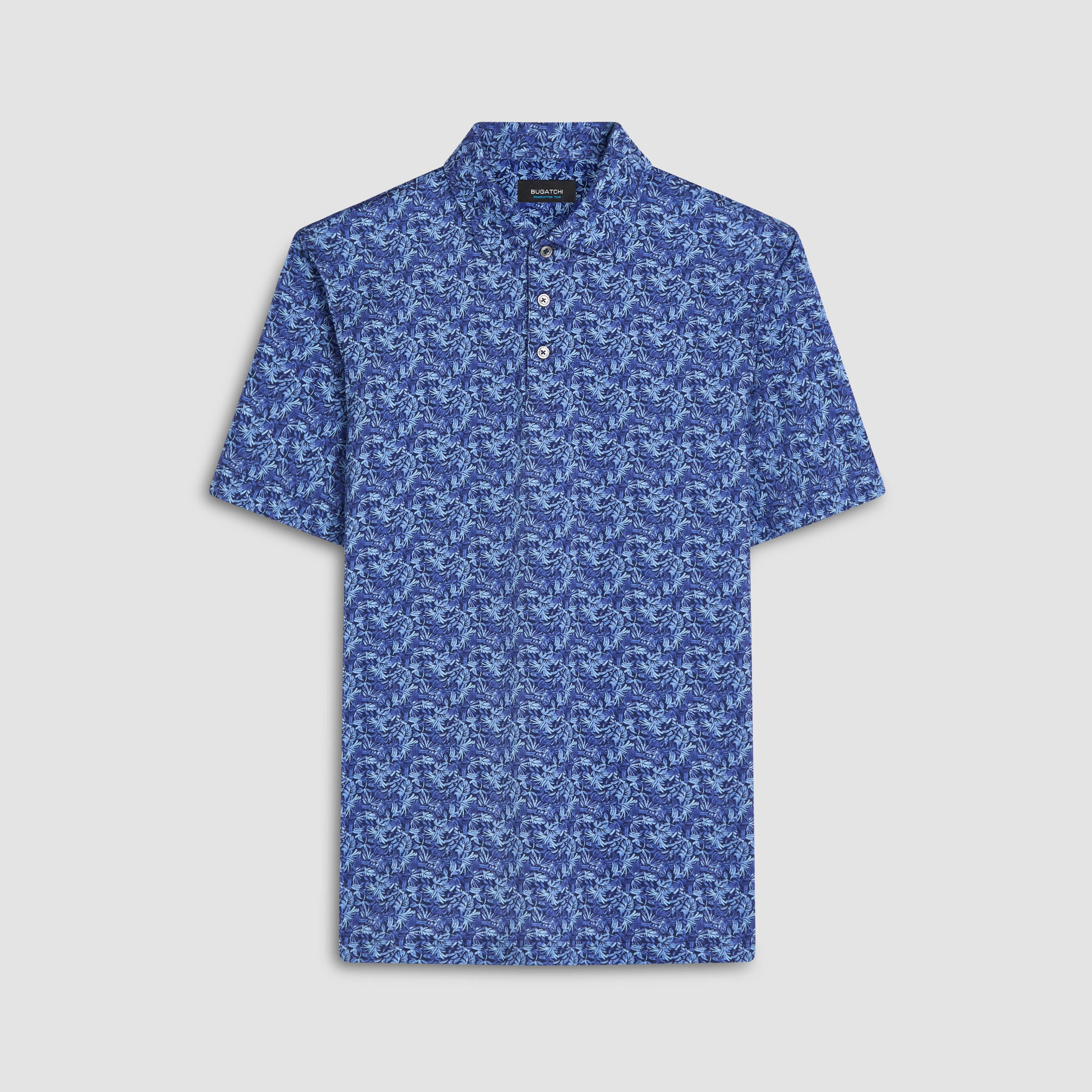 Victor Leaf Print OoohCotton Polo