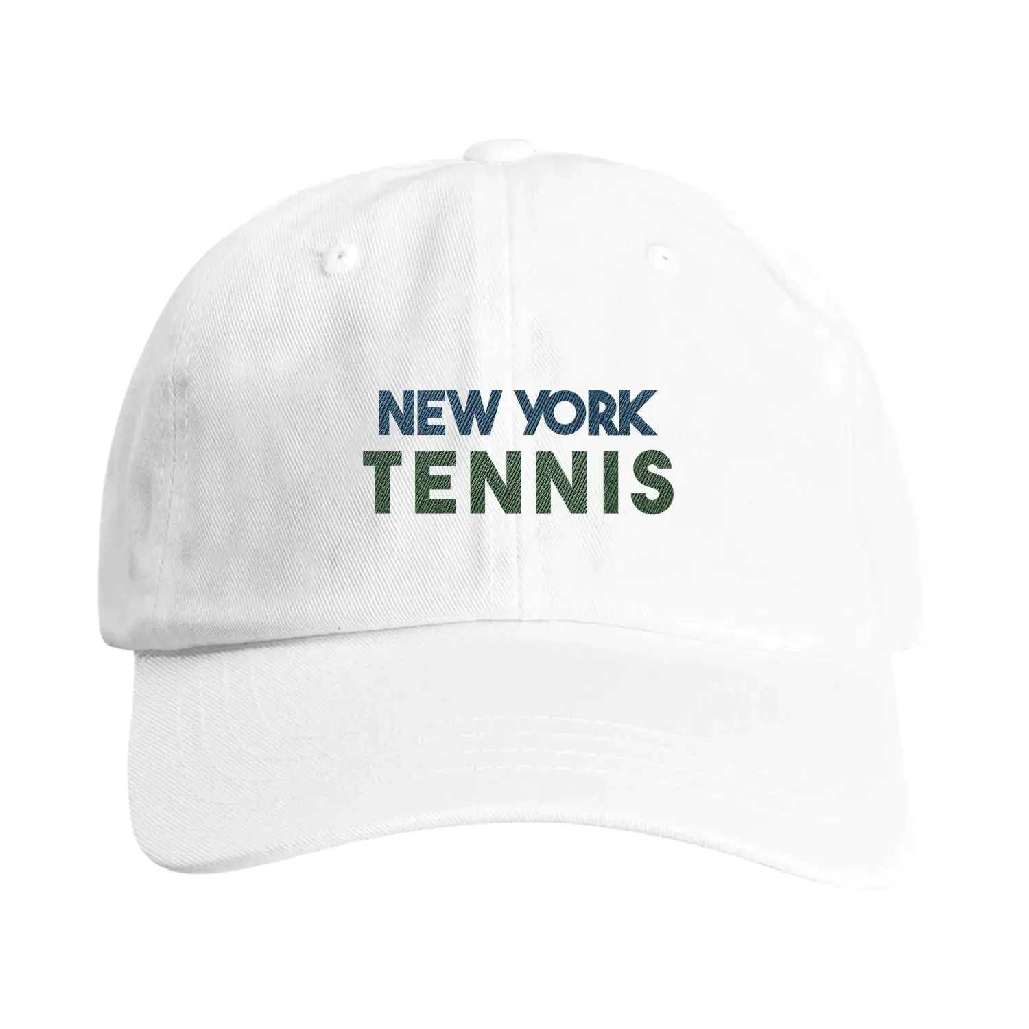 Vintage Cap New York Tennis 2  - Embroidered Design
