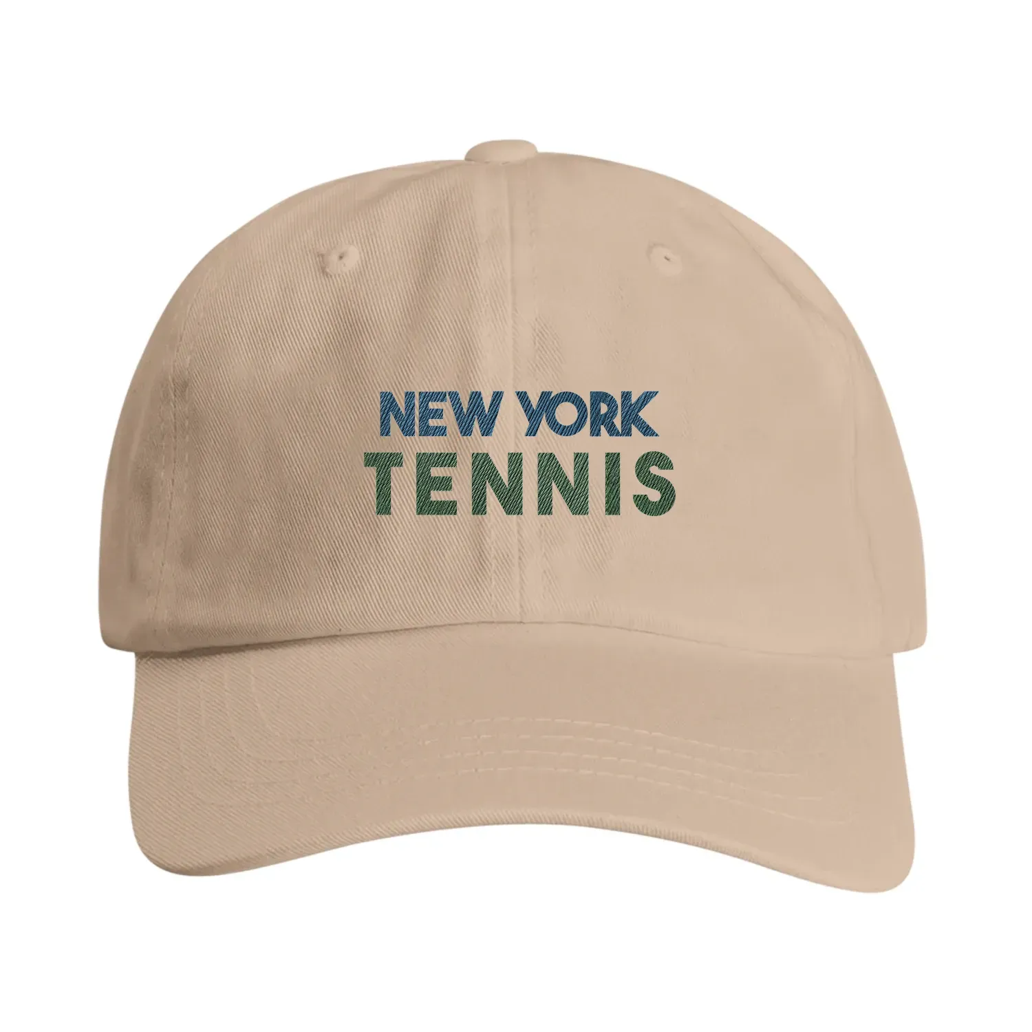 Vintage Cap New York Tennis 2  - Embroidered Design