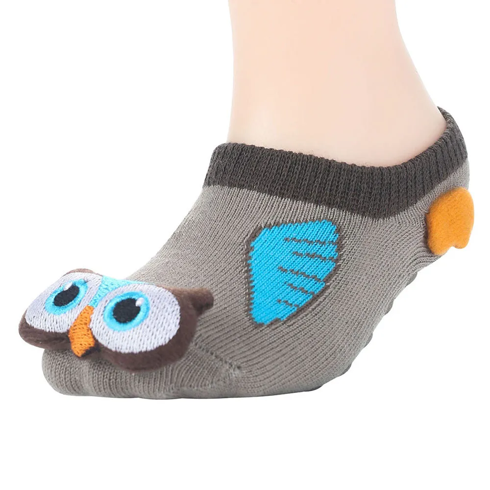Wild Habitat Baby Non-Slip socks-Owl Pattern