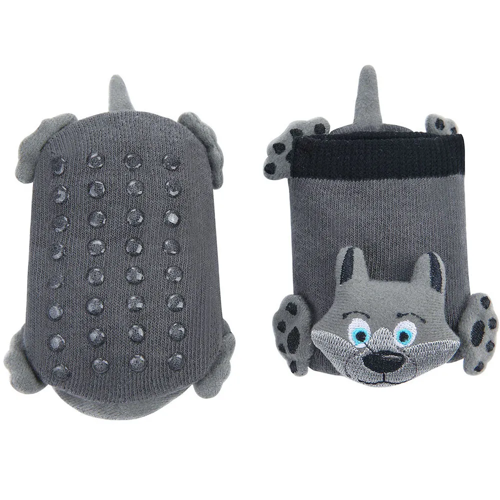 Wild Habitat Baby Non-Slip socks-Wolf Pattern