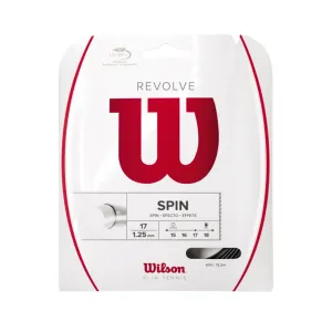 Wilson Revolve 17G Black Tennis String Set
