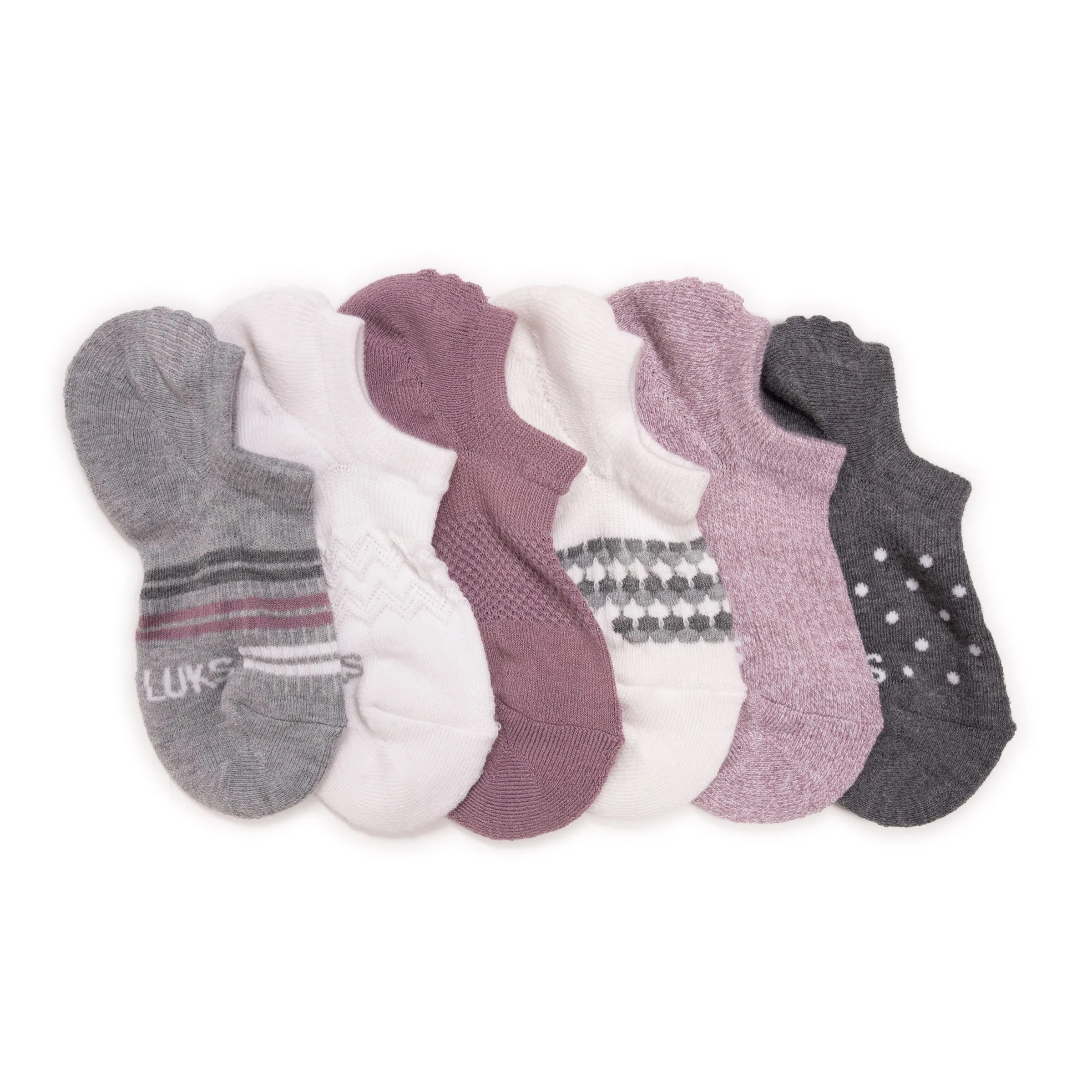 Women's 6 Pack Dream Step by Muk Luks® No Show Socks