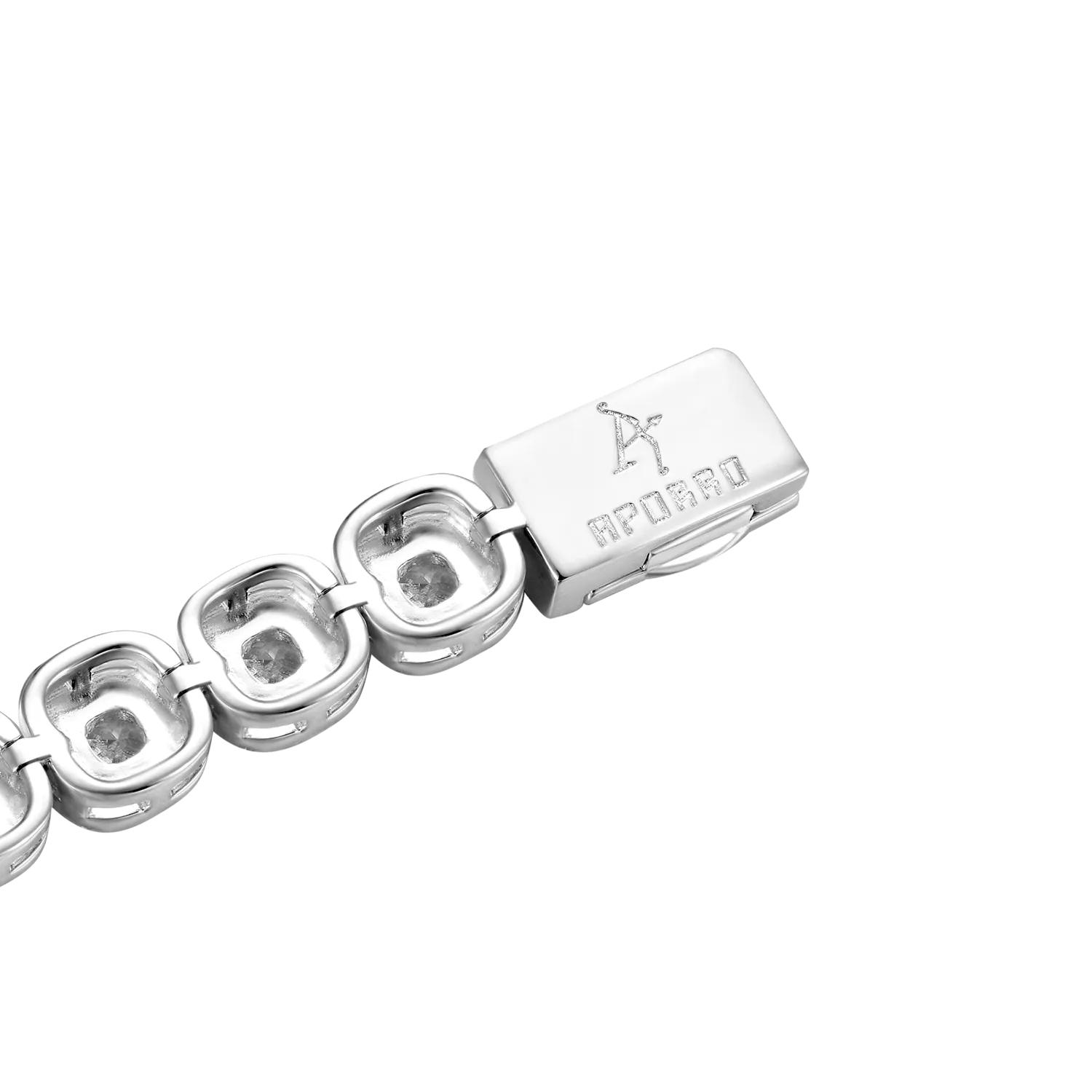 Women's Cushion-Cut Clustered Tennis Bracelet - 7mm