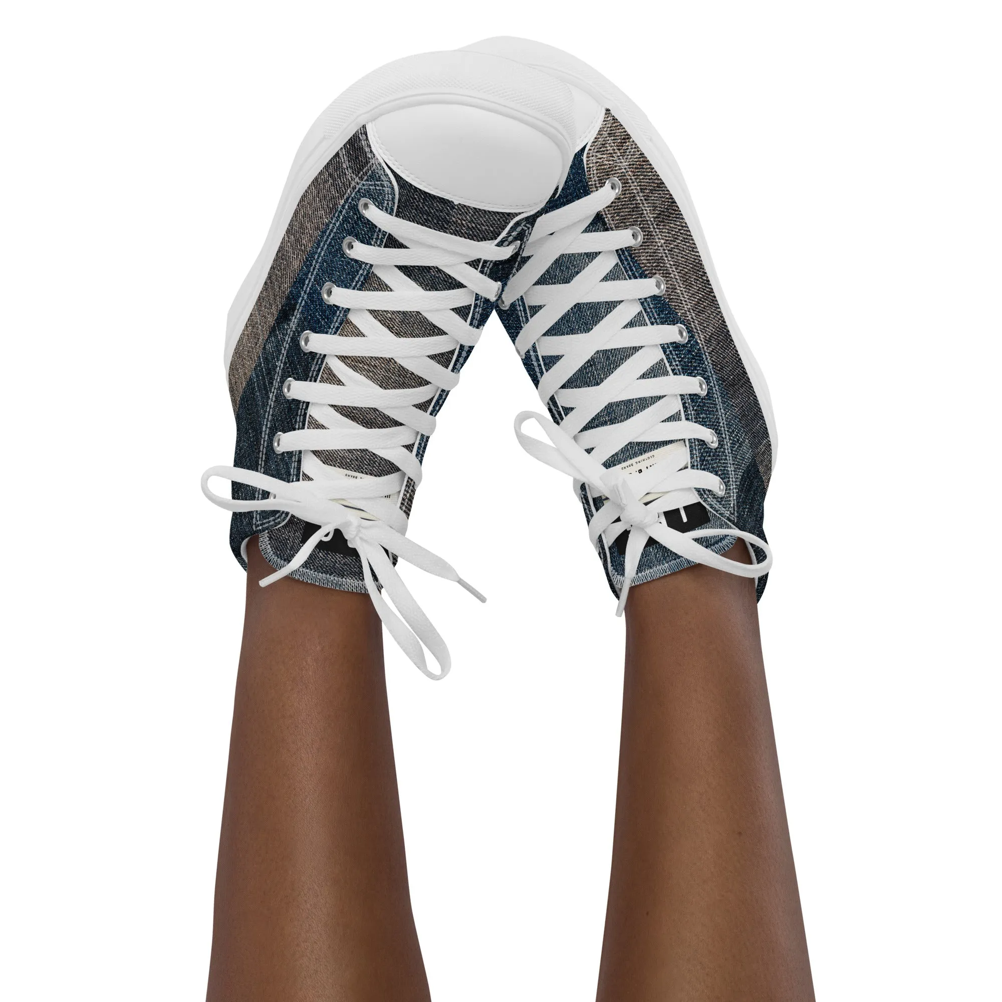 Women’s high top canvas shoes