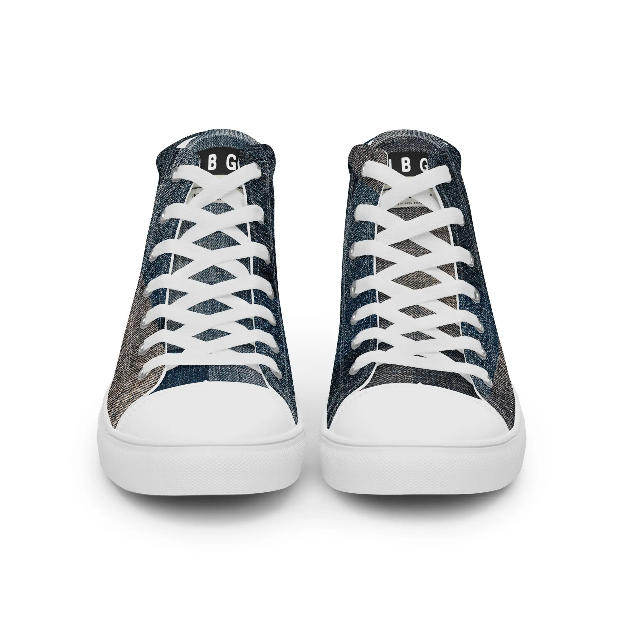 Women’s high top canvas shoes