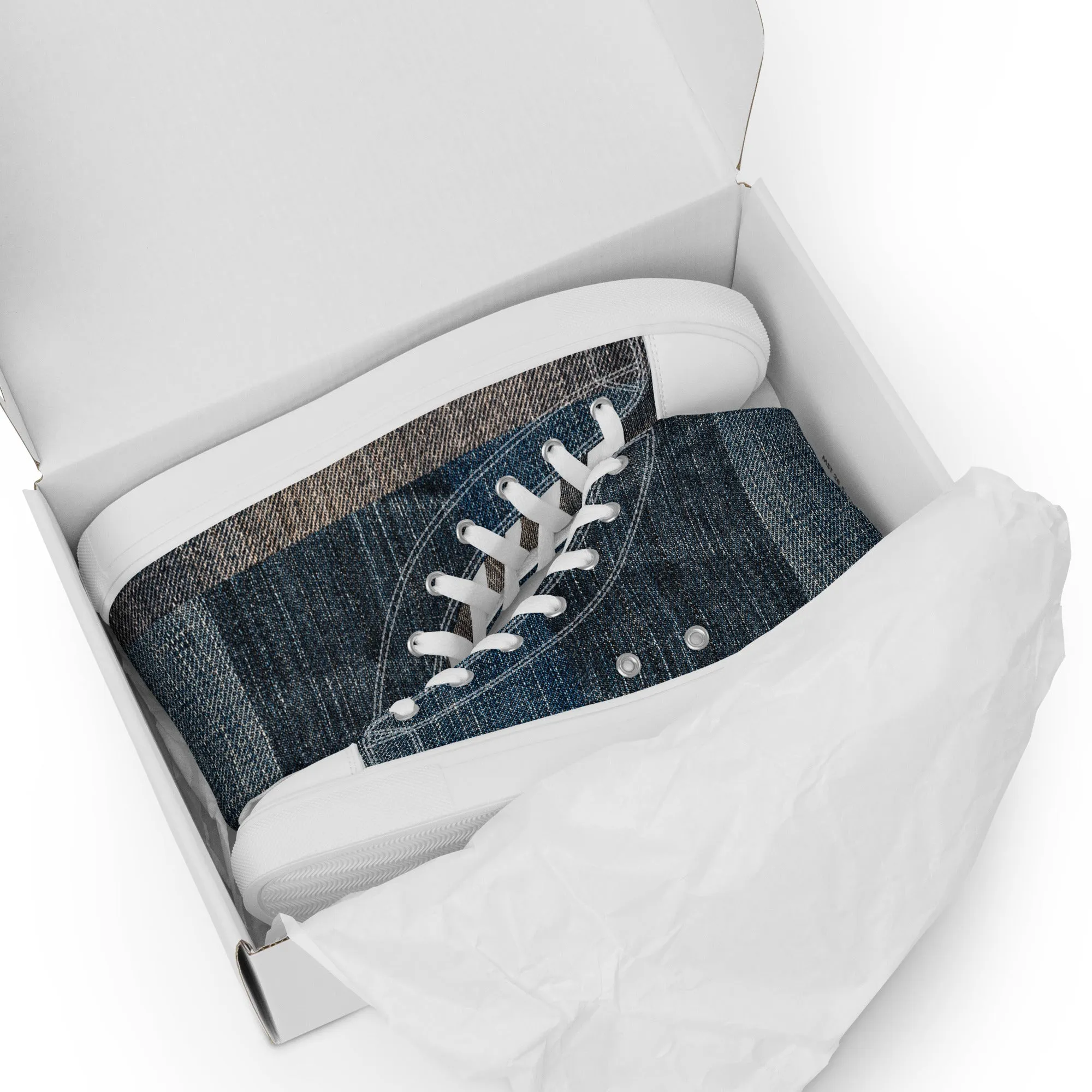 Women’s high top canvas shoes