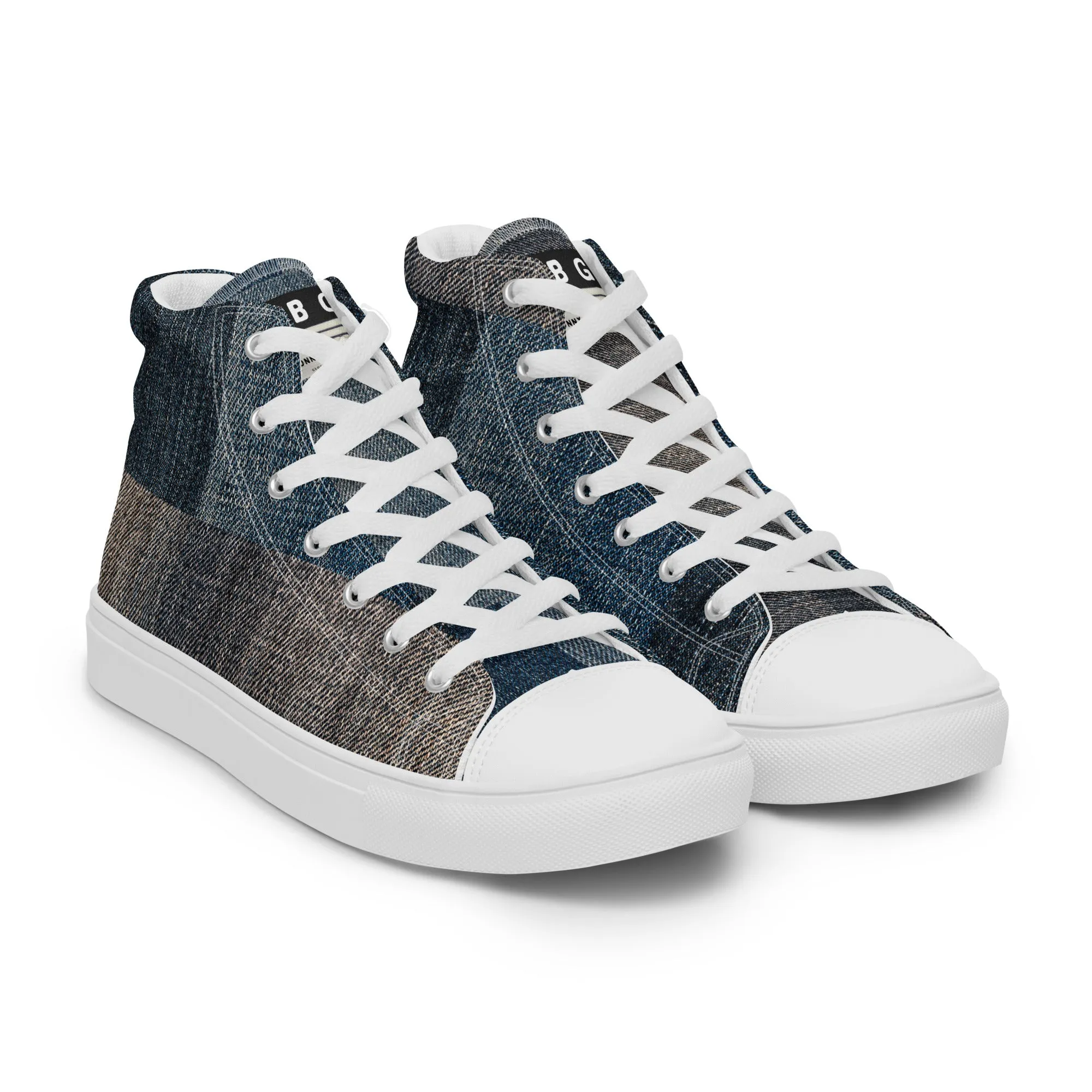 Women’s high top canvas shoes