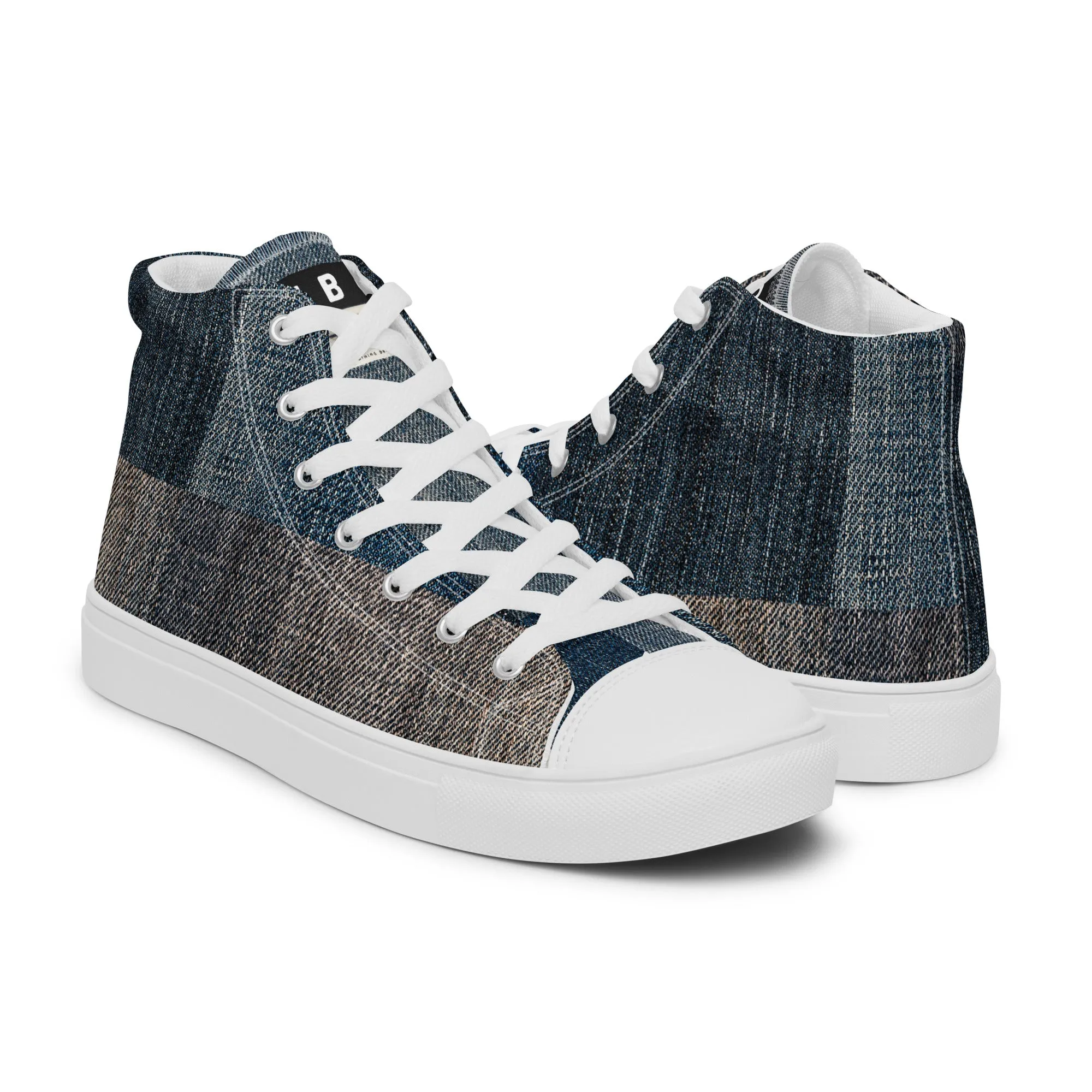 Women’s high top canvas shoes