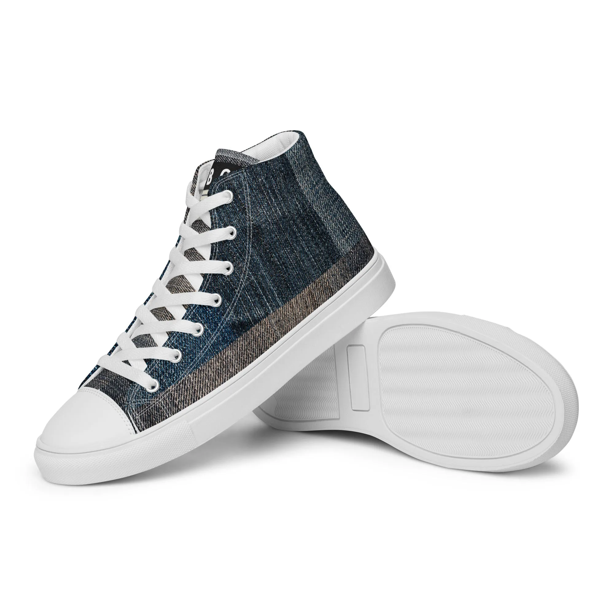 Women’s high top canvas shoes