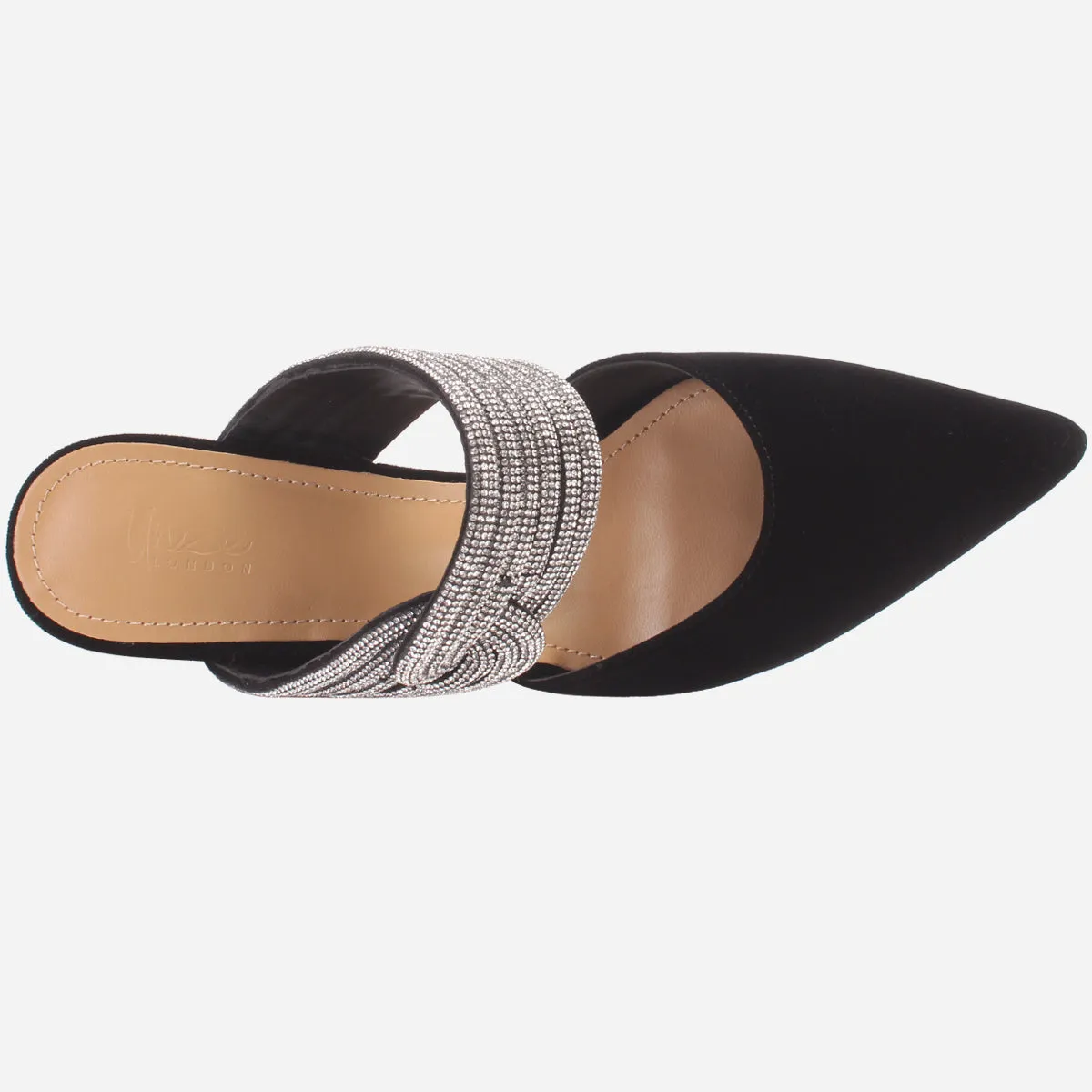 Womens "TIZANA" Pointed Tie Decorated Wedding Sandals