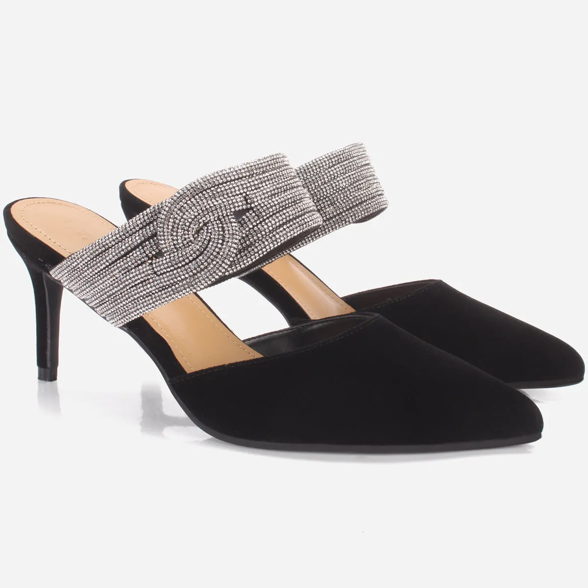 Womens "TIZANA" Pointed Tie Decorated Wedding Sandals