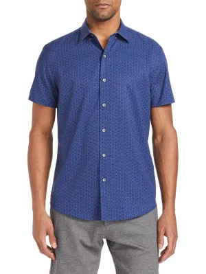 W.R.K. Daisy Floral 4-Way Stretch SS Shirt. Last one! 50% Off Clearance sale!