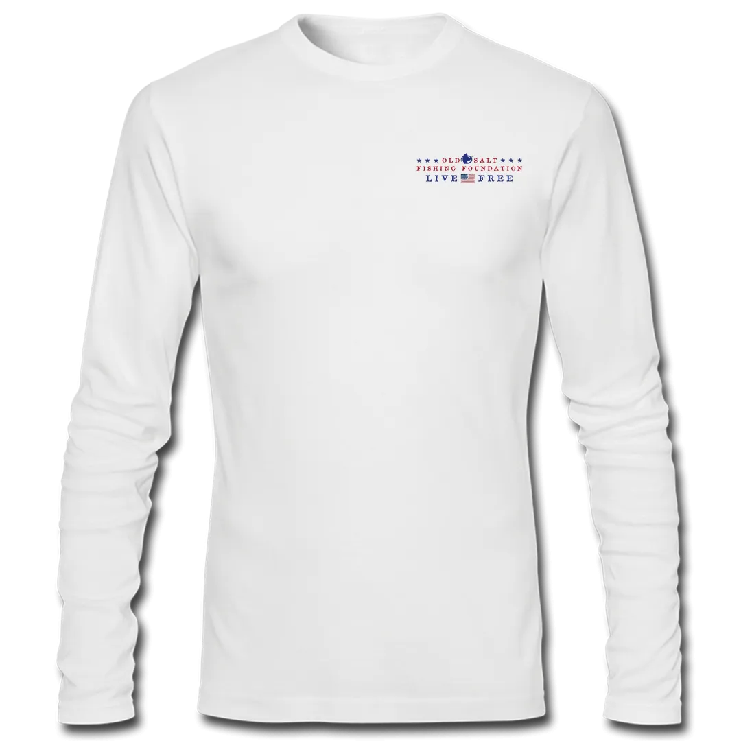 YOUTH Live Free - Saltwater Long Sleeve Performance Shirt