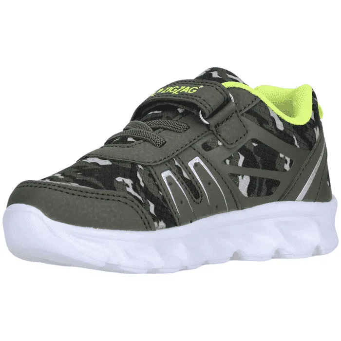 ZIGZAG VELUND KIDS SHOE W/LIGHTS